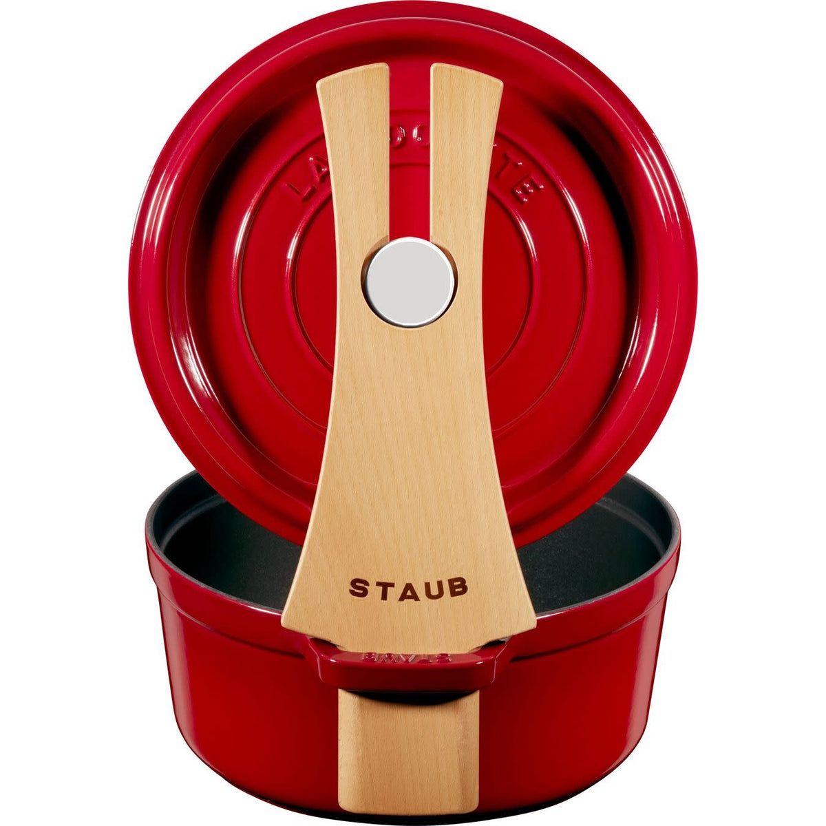 Staub Wooden Lid Holder Maison Cookware + Bakeware