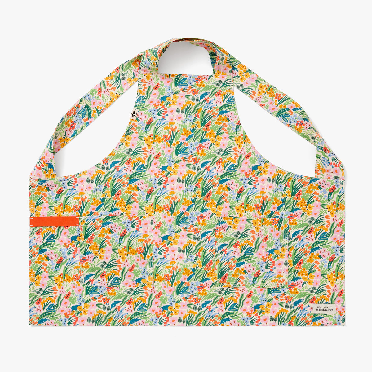 Hedley & Bennett The Smock Apron - Rifle Paper Co - Bramble Lea Natural