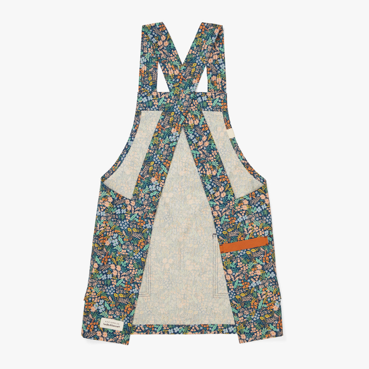 Hedley & Bennett The Smock Apron - Rifle Paper Co - Meadow Blue