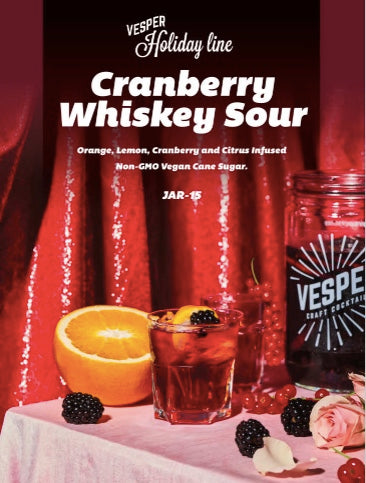 Vesper Cocktail Kits - Cranberry Whiskey Sour