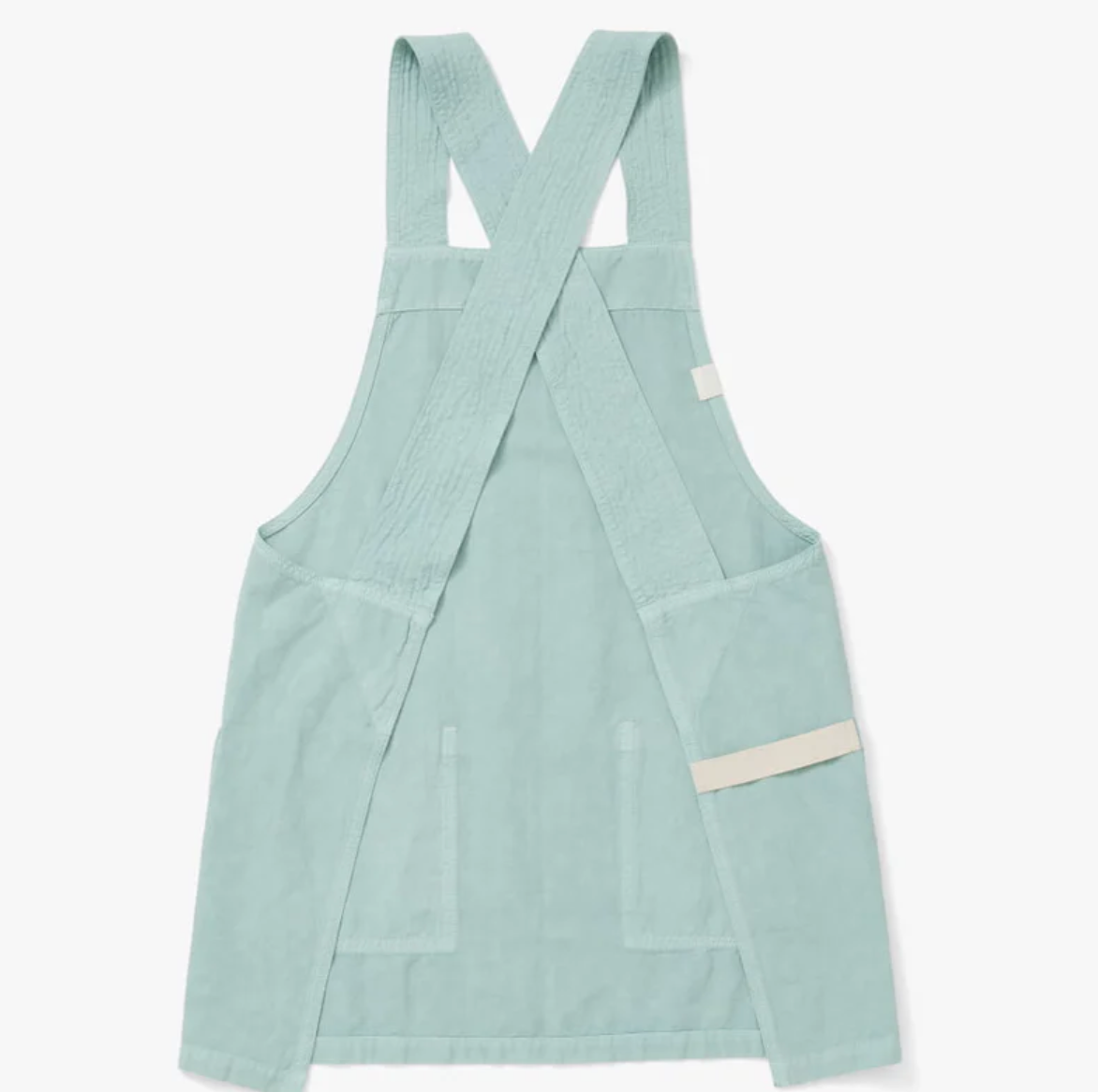 Hedley & Bennett The Smock Apron - Eggshell Blue
