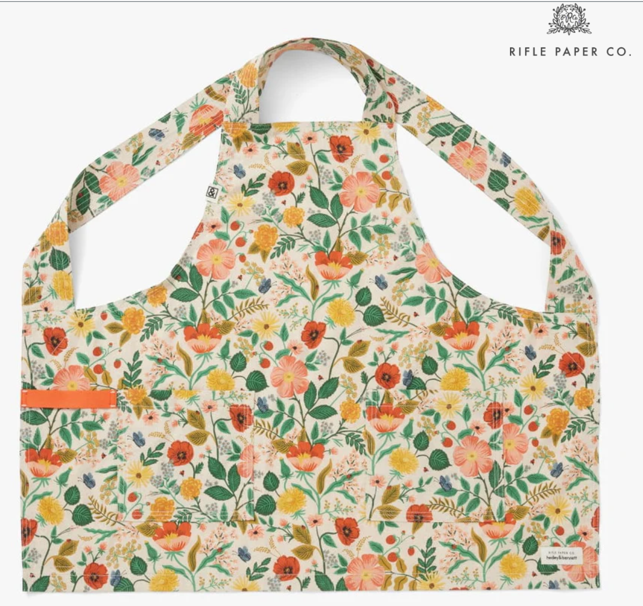 Hedley & Bennett The Smock Apron - Rifle Paper Co - Poppy Fields