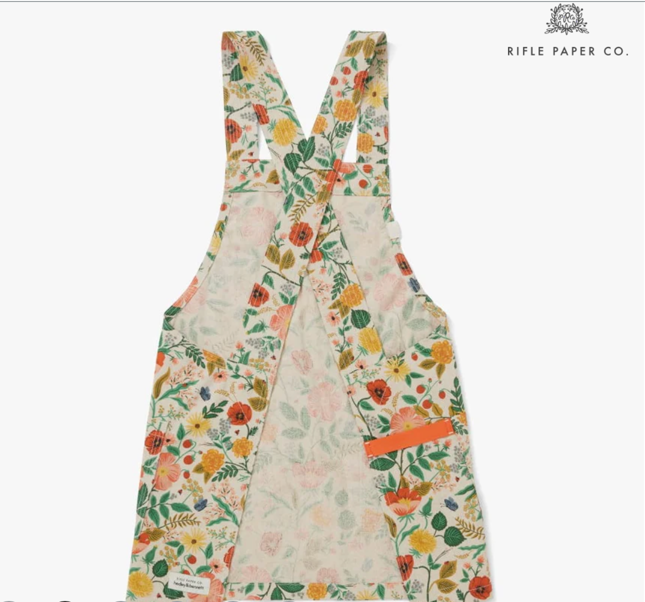 Hedley & Bennett The Smock Apron - Rifle Paper Co - Poppy Fields