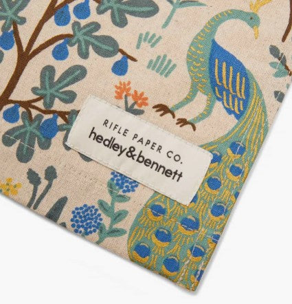 Hedley & Bennett The Essential Apron - Rifle Paper Co - Menagerie Natural