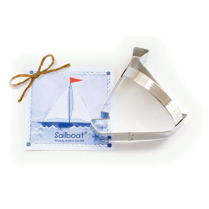 Cookie Cutter w/ Recipe - Sailboat 4"