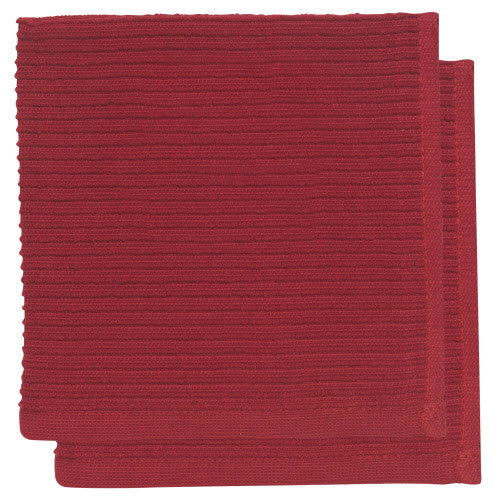 Dishcloth Ripple - Carmine