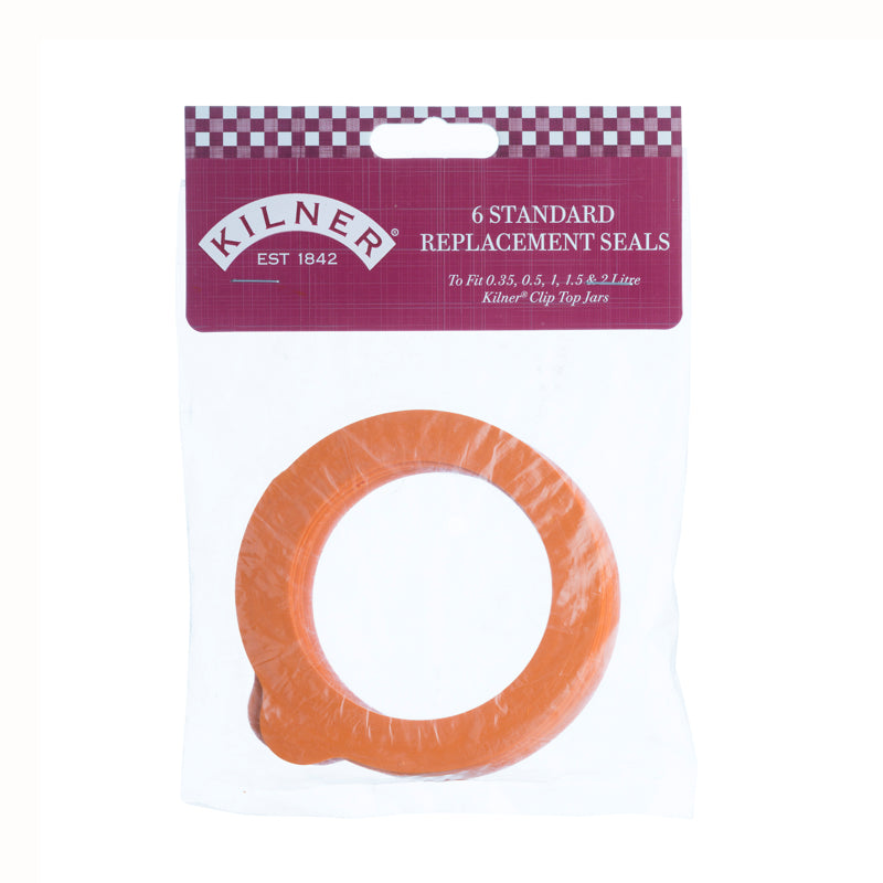 Kilner Rubber Replacement Seals - Standard Size 6/pk