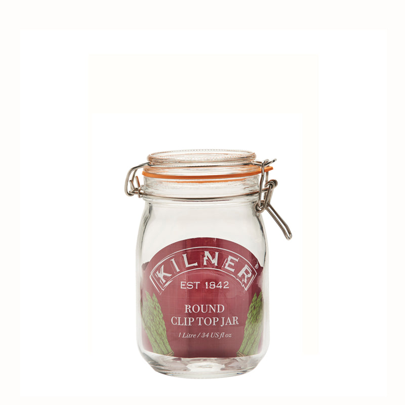 Kilner Round Clip Top Jar - 1 Litre