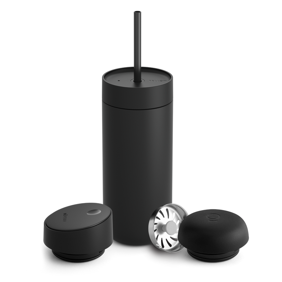 Fellow Carter 3-in-1 Sip System - Matte Black 16oz/473ml