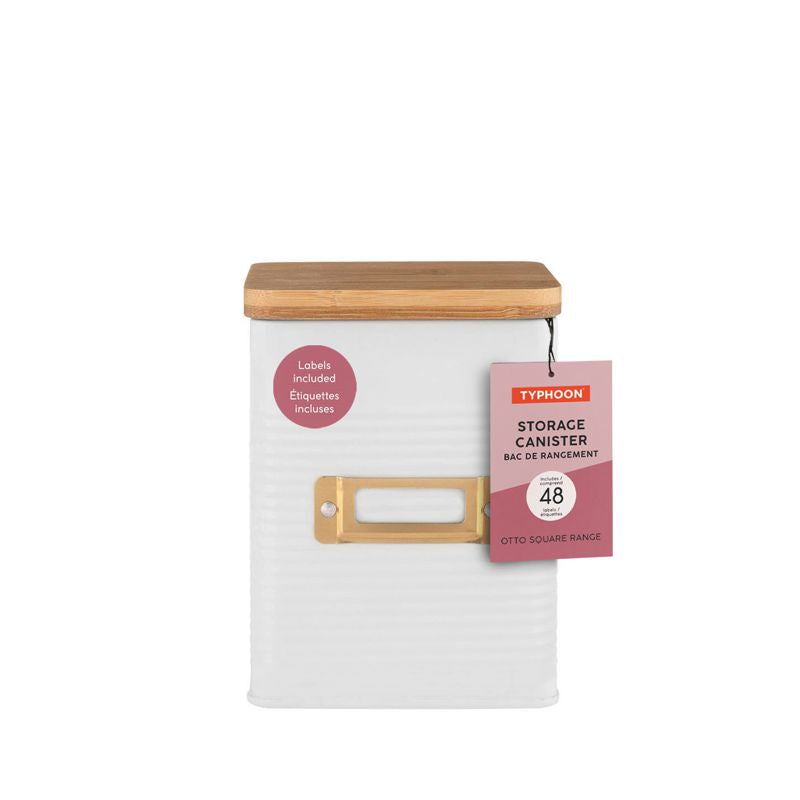 OTTO Square Storage Canister 1.6L - White