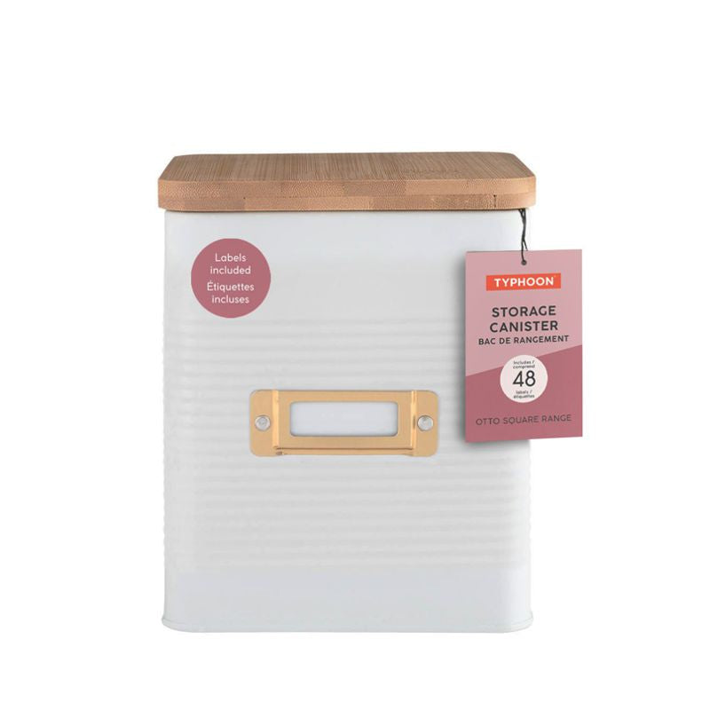 OTTO Square Storage Canister 2.7L - White