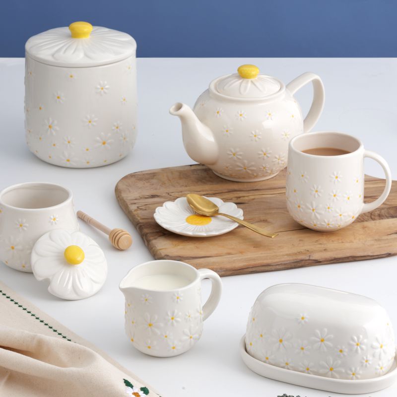 Price & Kensington Daisy Honey Pot & Drizzler