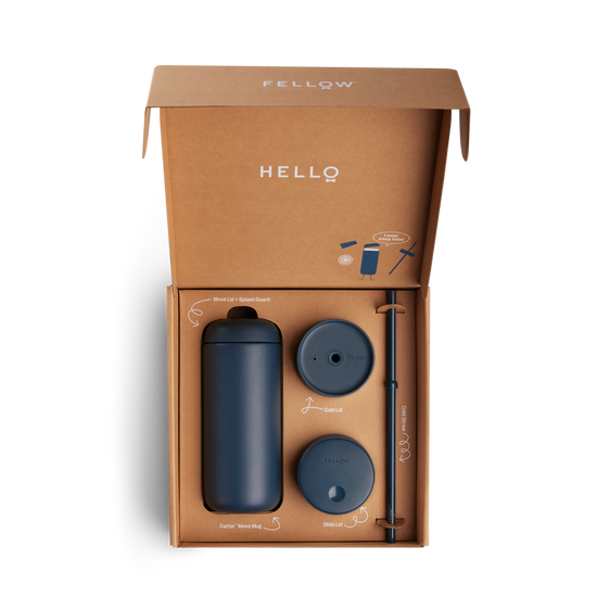 Fellow Carter 3-in-1 Sip System - Stone Blue 16oz/473ml
