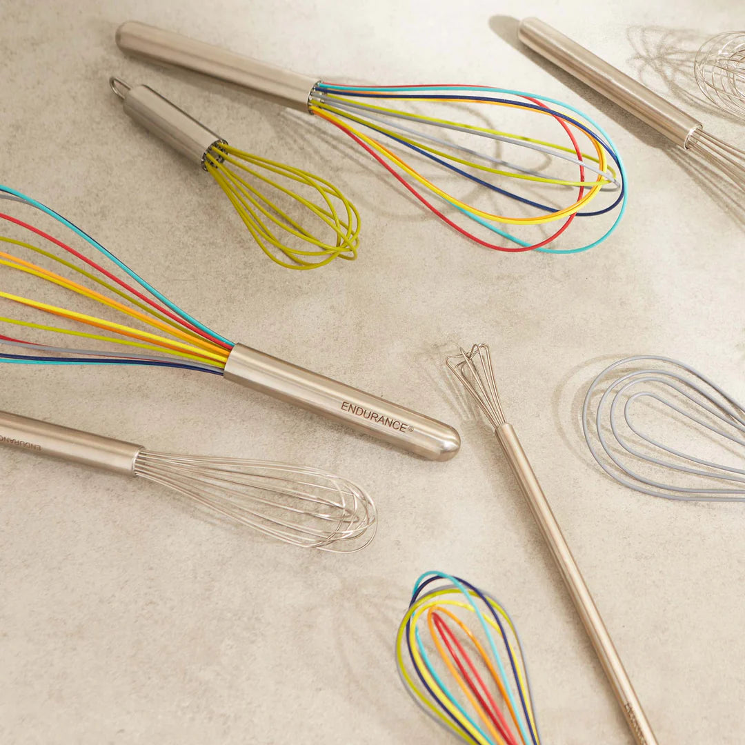 Silicone Rainbow Whisk 8In