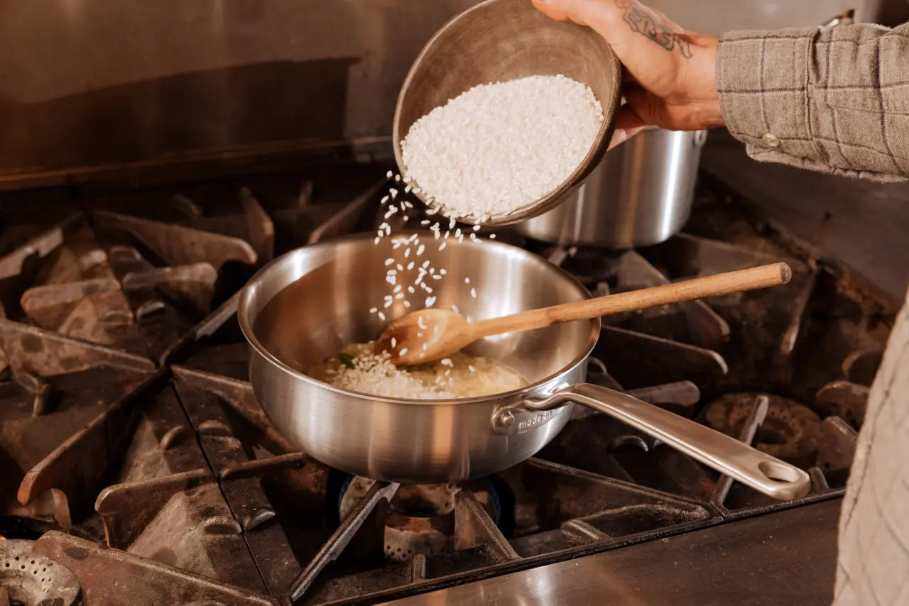 Made In 3 Qt Stainless Steel Clad Saucier