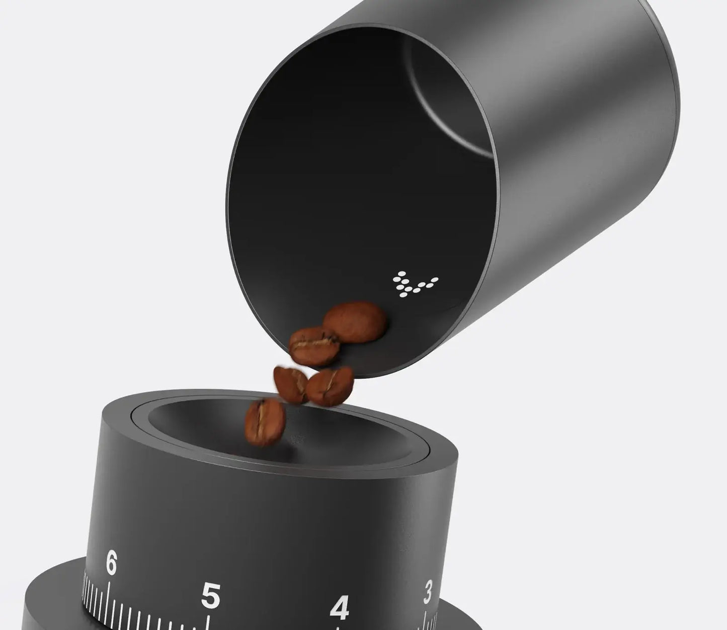 Subminimal Subscale Digital Coffee Dosing Cup