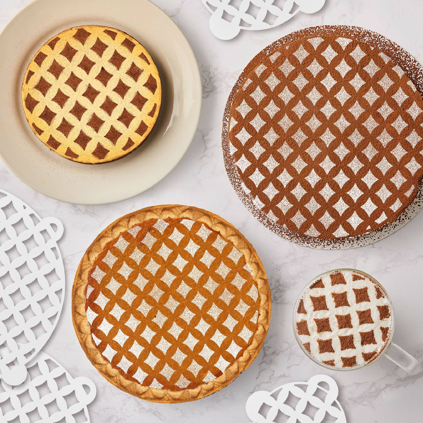 Baking Stencil Set - Diamonds