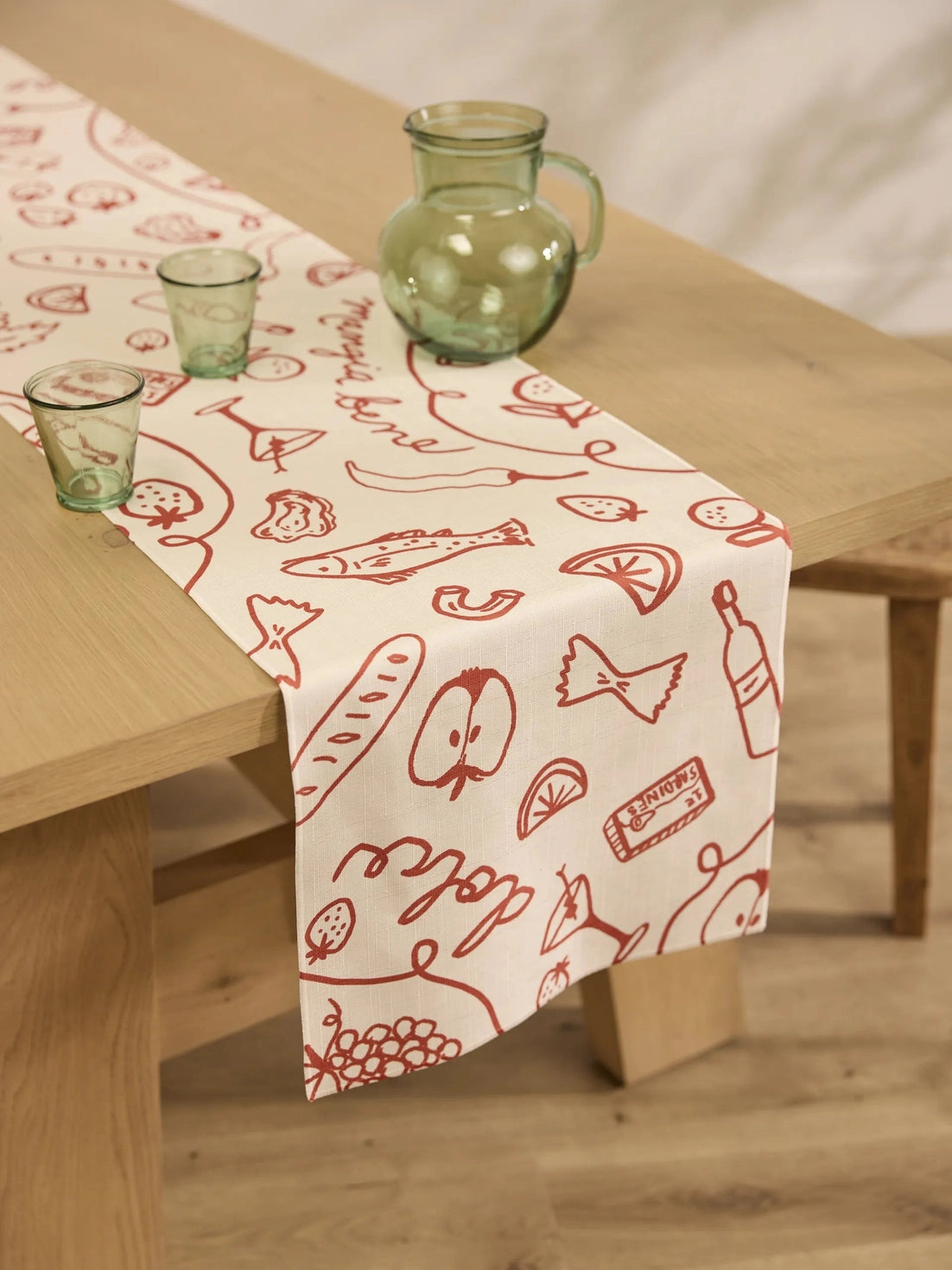 Geometry Summer Air Table Runner - Medium (16"x90")