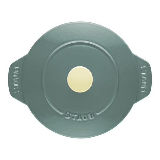 Staub Petite Round Cocotte 1.7L / 1.9-Qt Eucalyptus