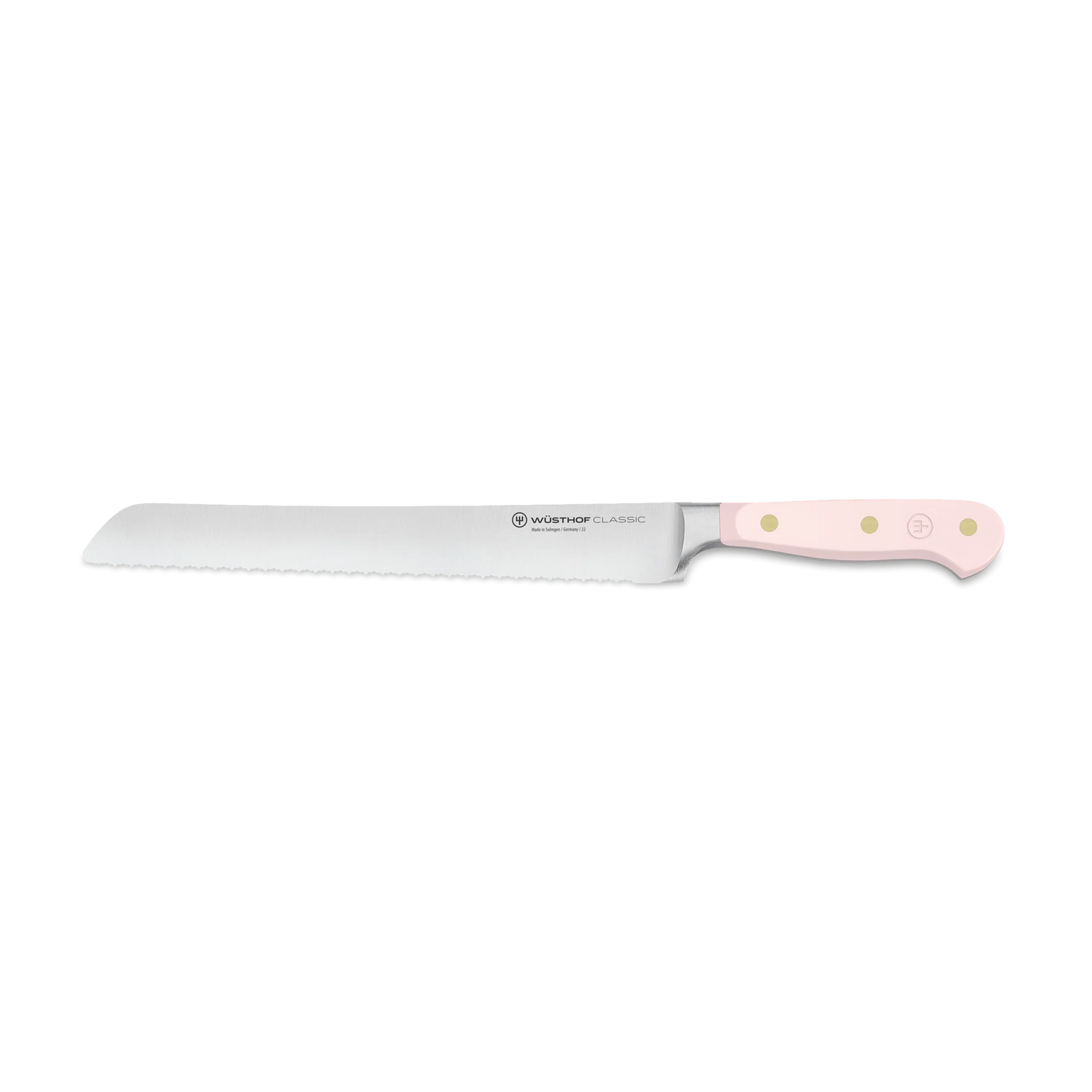 Wusthof 9" Double Serrated Bread Knife - Classic Pink Himalayan Salt
