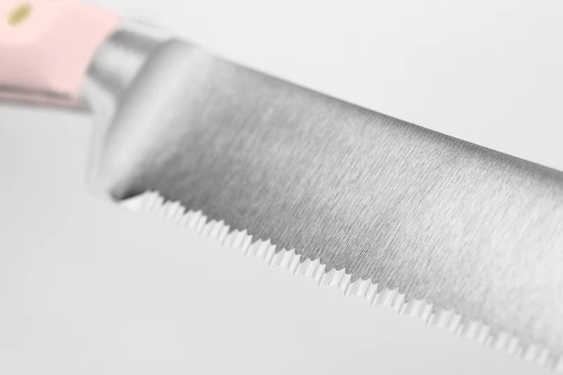 Wusthof 9" Double Serrated Bread Knife - Classic Pink Himalayan Salt