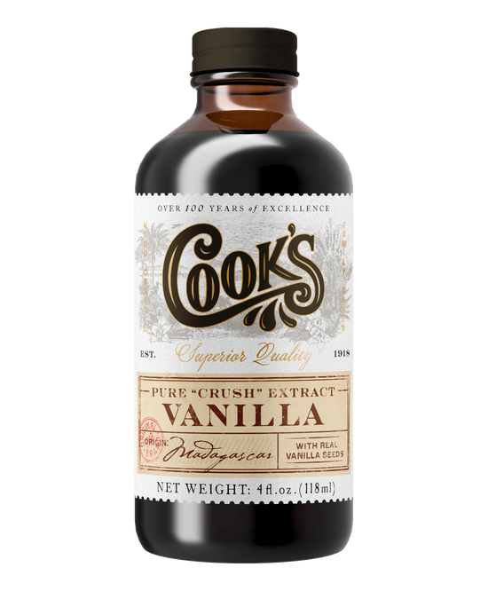 Crush Pure Vanilla Extract with Vanilla Bean Seeds: 4 Ounces