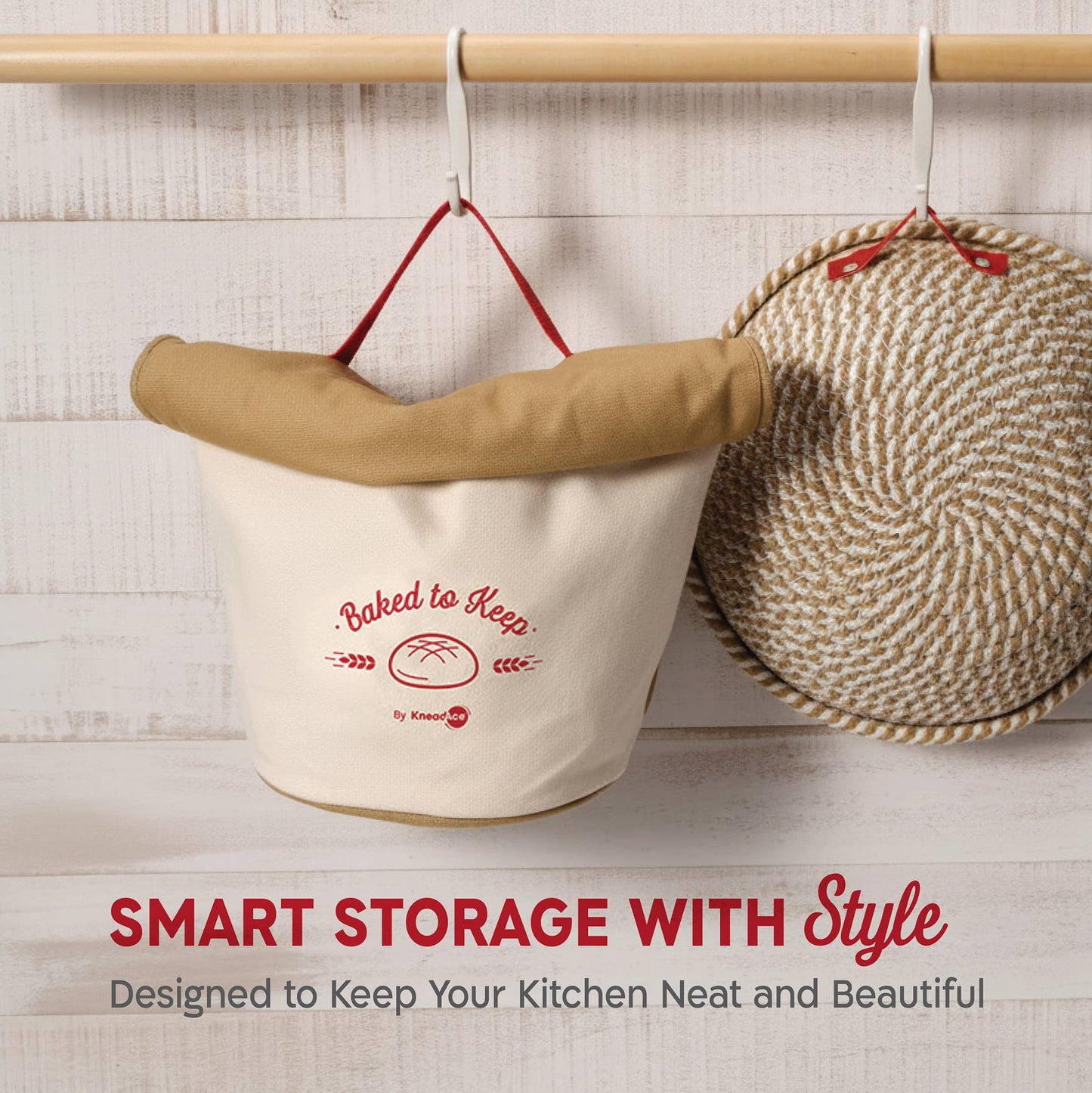 KneadAce Bread Bag Beige/Off-White