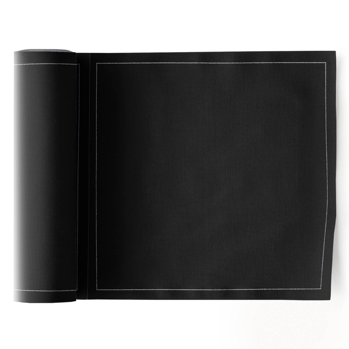 Black Cotton Luncheon Napkins 25 Units