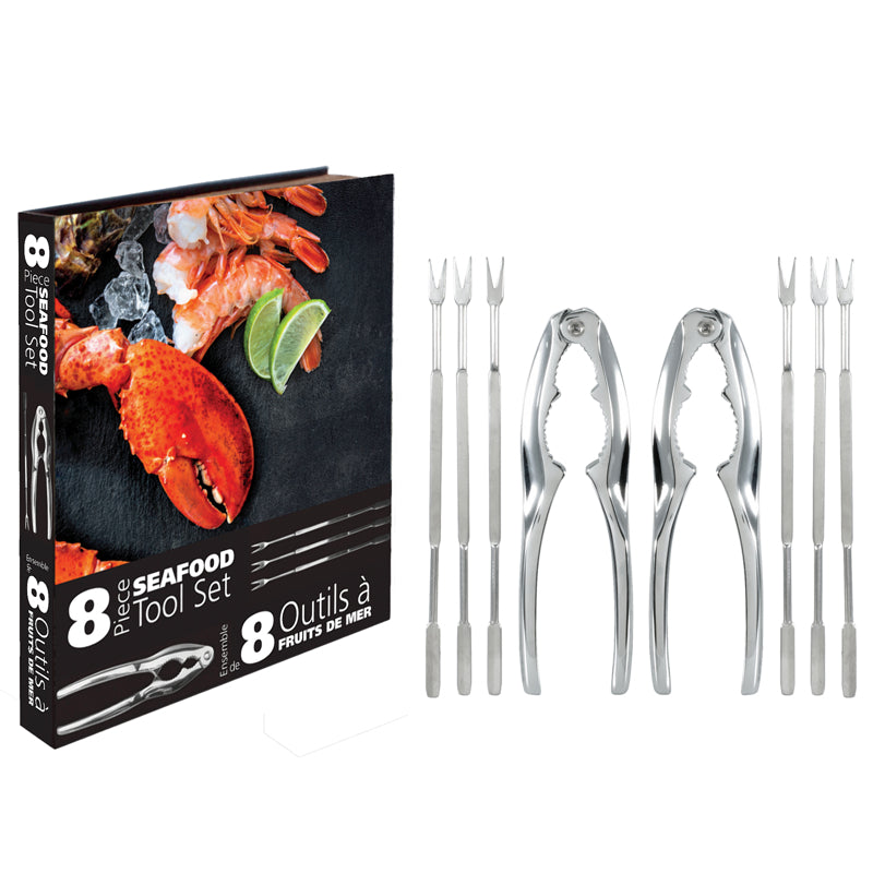 8pc Seafood Tool Set - Natural Living