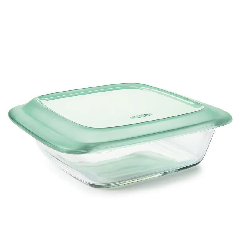 OXO Square Baker w/ Lid Glass 8"