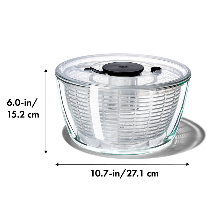 OXO Glass Salad Spinner (6L)