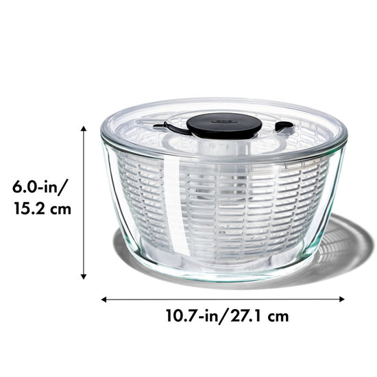 OXO Glass Salad Spinner (6L)