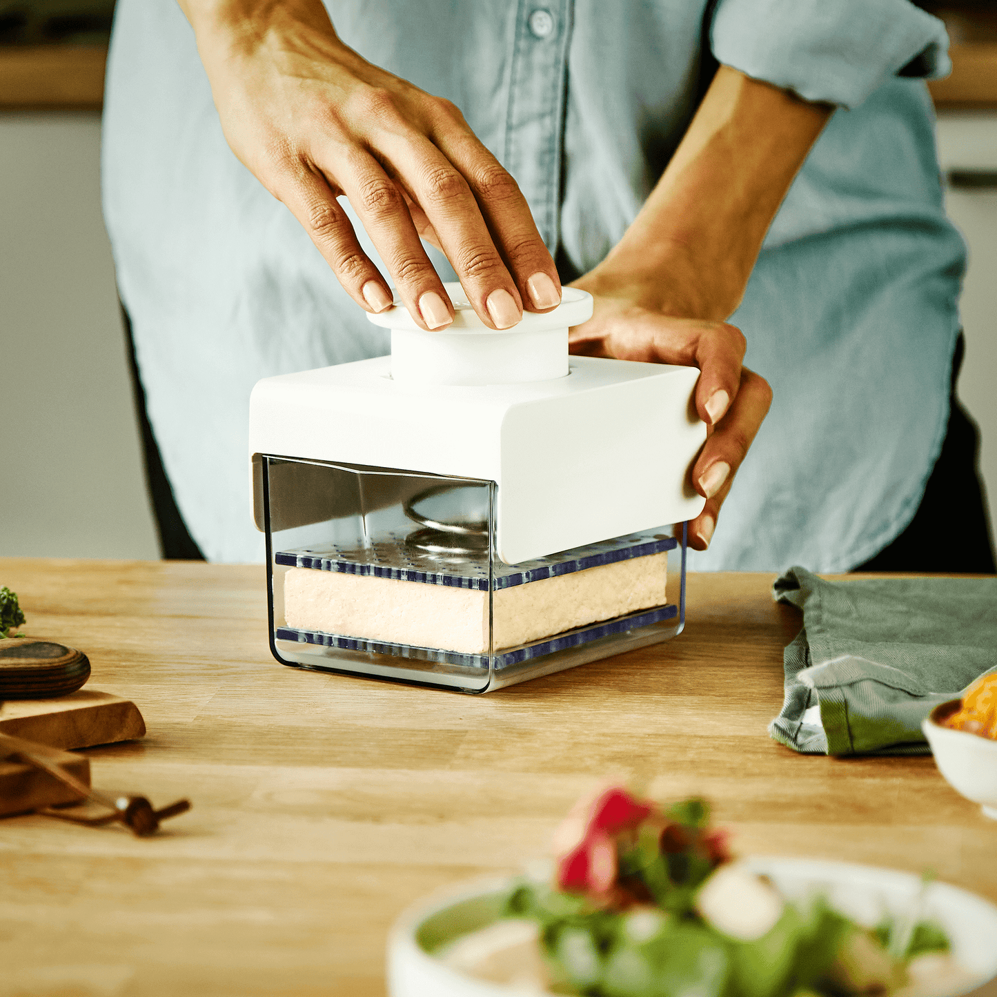 TofuBud Tofu Press - Tofu Presser for Firm or Extra Firm
