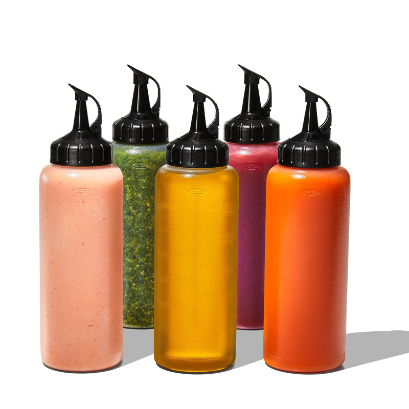 Chef's Squeeze Bottles - set of 5