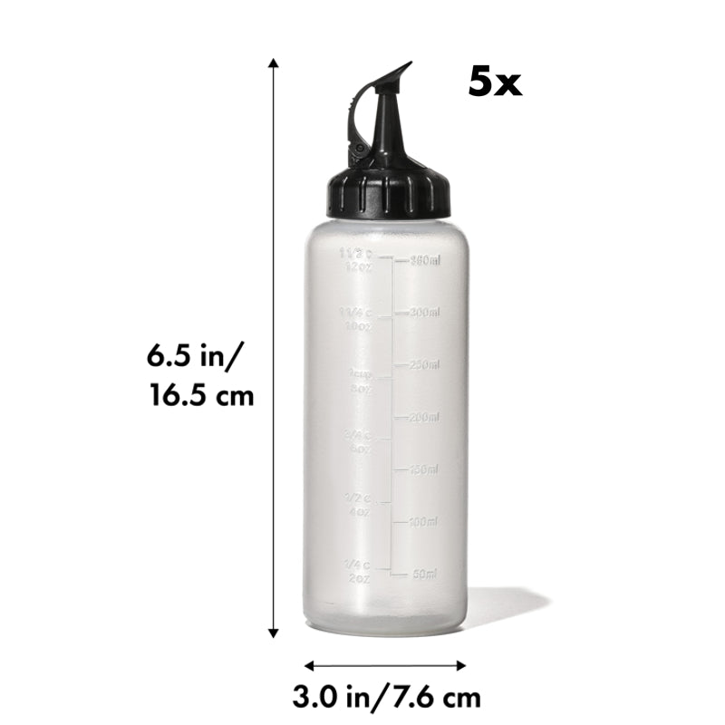 Chef's Squeeze Bottles - set of 5