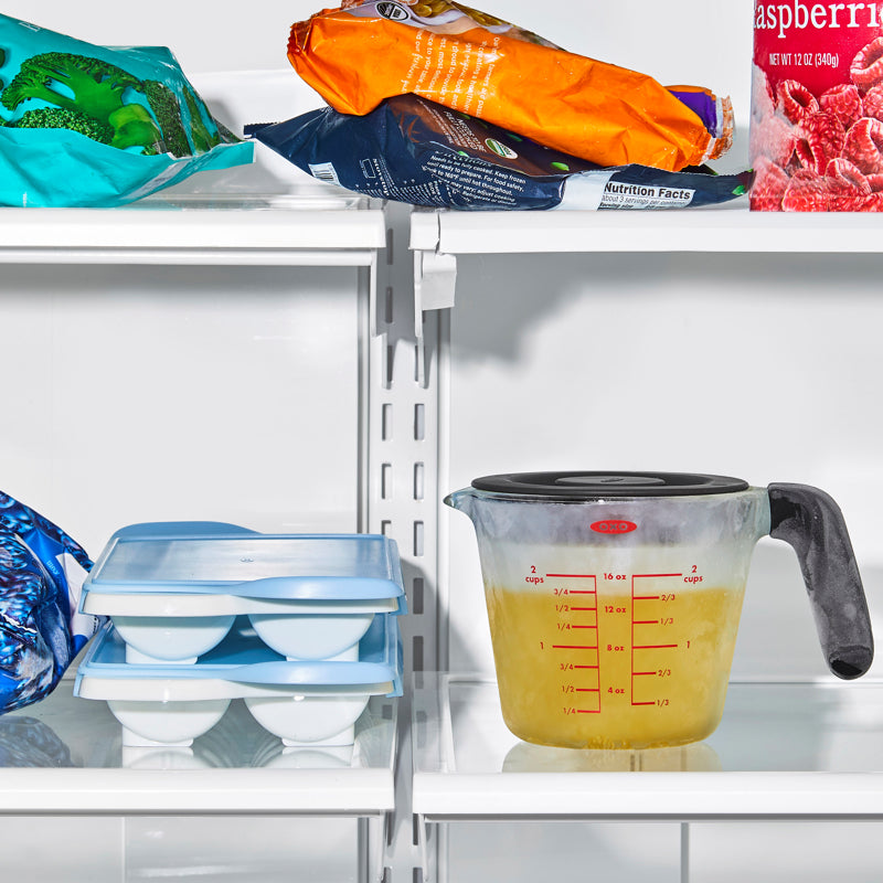 OXO Glass Measuring Cup with Silicone Lid 2C/500ml