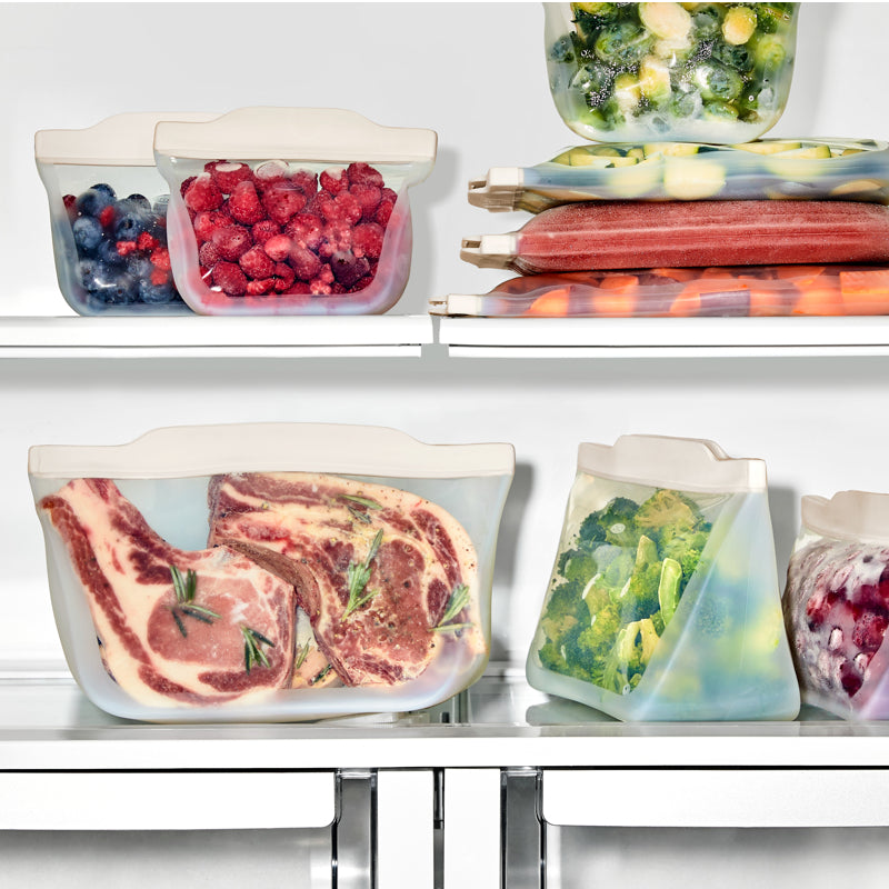 OXO Reusable Half Gallon Bag - Oat White (64oz)