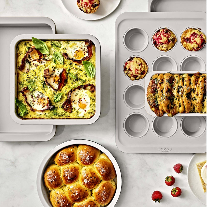 OXO Non-Stick Pro Ceramic Coated Metal Bakeware Half Sheet Pan - Storm Blue