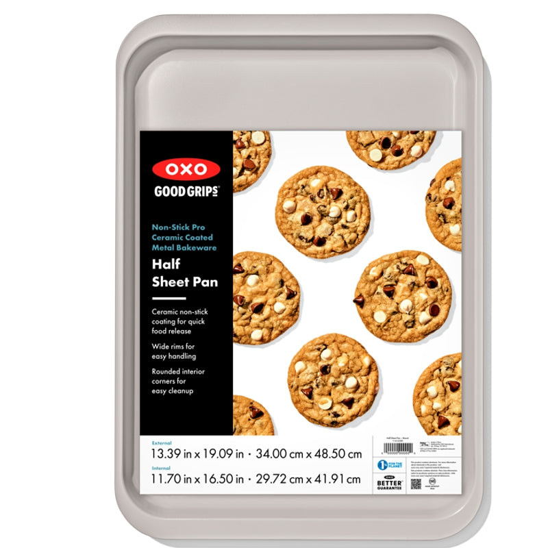 OXO Non-Stick Pro Ceramic Coated Metal Bakeware Half Sheet Pan - Storm Blue