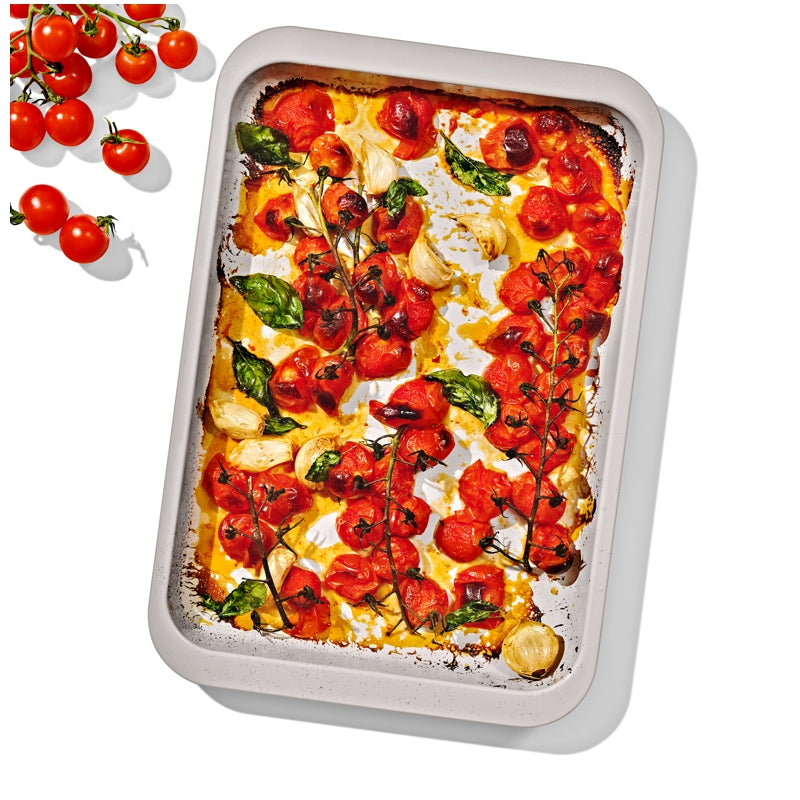 OXO Non-Stick Pro Ceramic Coated Metal Bakeware Quarter Sheet Pan - Storm Blue