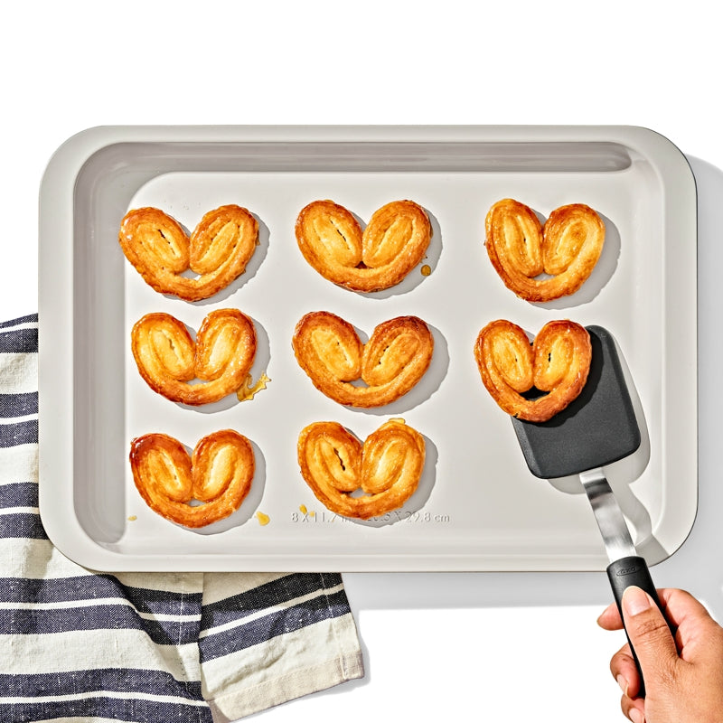 OXO Non-Stick Pro Ceramic Coated Metal Bakeware Quarter Sheet Pan - Storm Blue