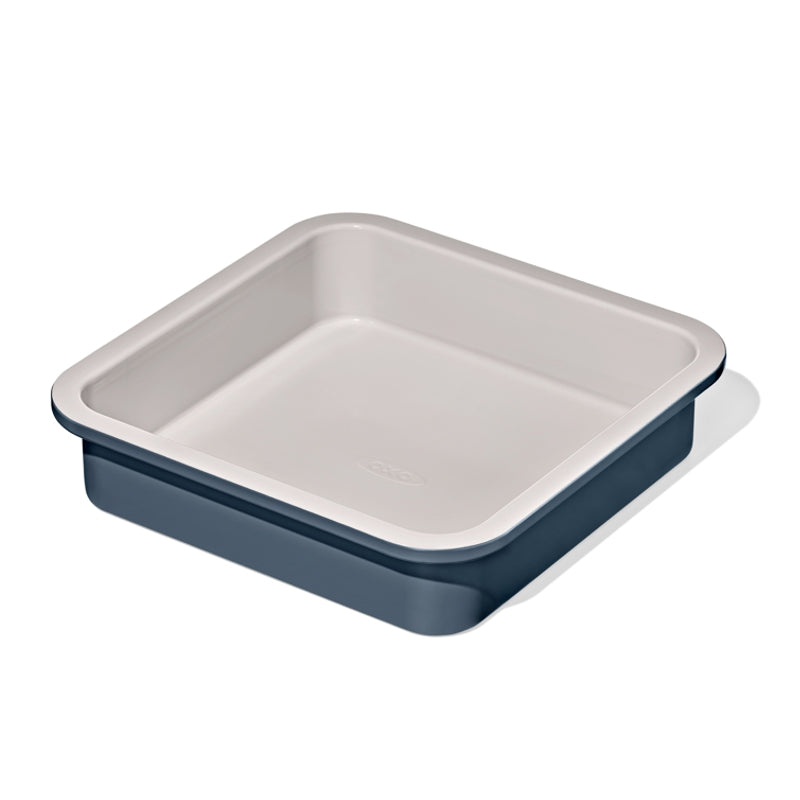 OXO Non-Stick Pro Ceramic Coated Metal Bakeware 9” Square Cake Pan – Storm Blue