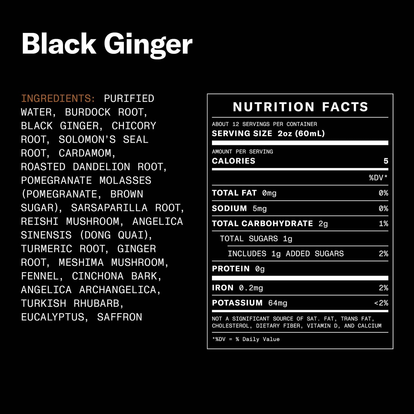Rasāsvāda Black Ginger - 375ml