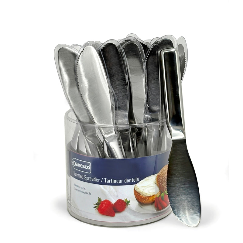 Danesco Serrated Spreader - Stainless Steel