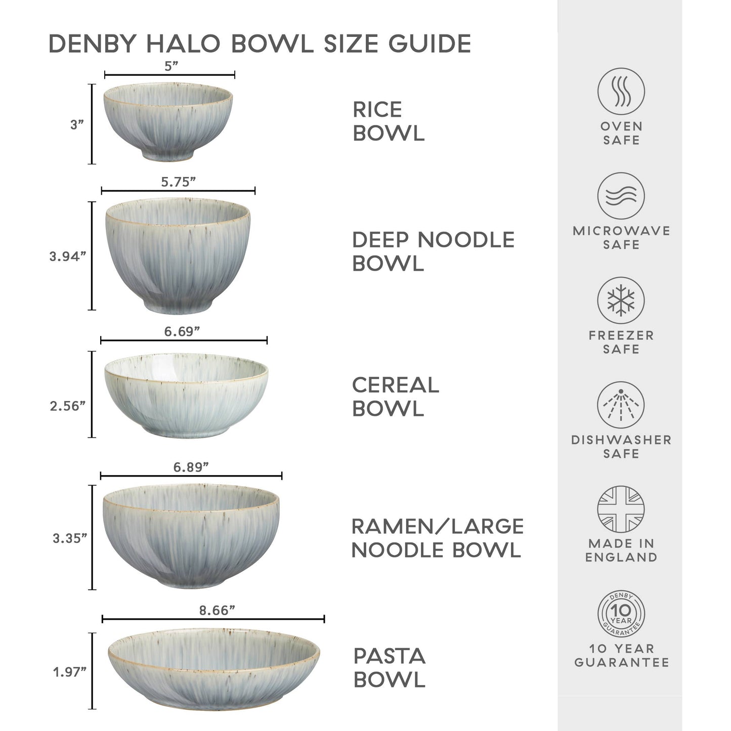 Halo Speckle Ramen/Large Noodle Bowl Stoneware