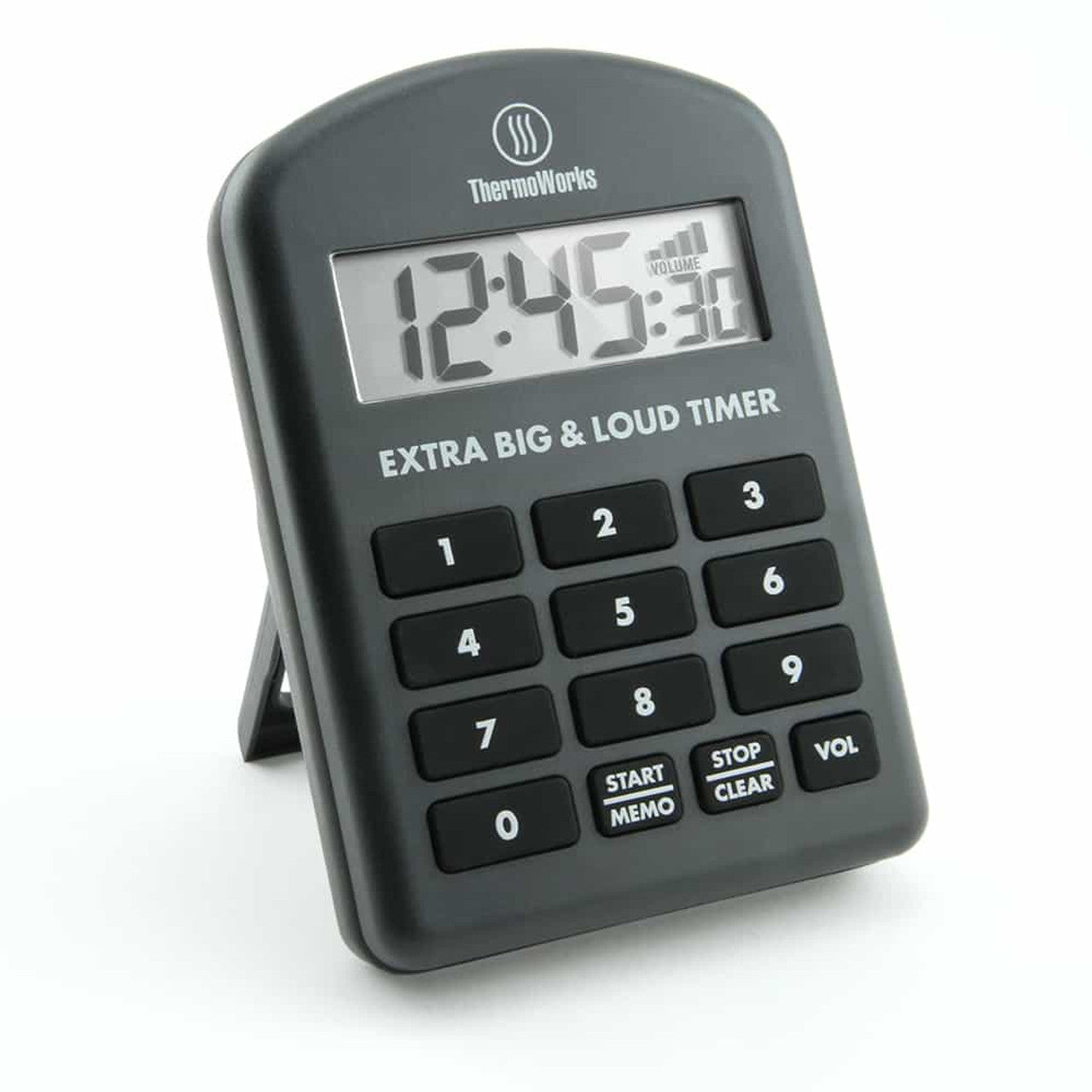 ThermoWorks Extra Big & Loud Timer Charcoal