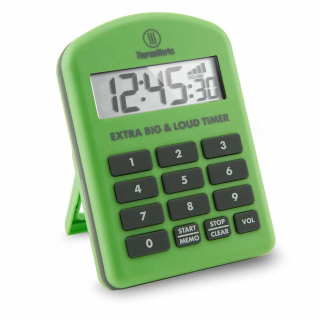ThermoWorks Extra Big & Loud Timer Green