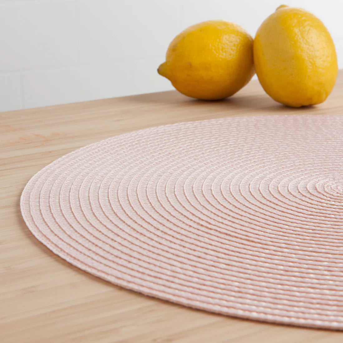 Placemat - Disko Shell Pink Round