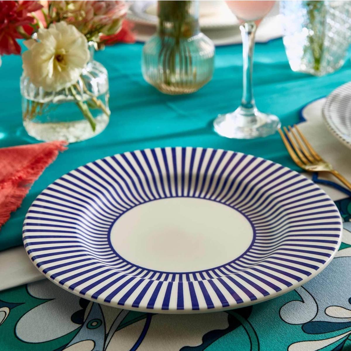 Portmeirion Steccato Salad Plate 8.75" (40% off at checkout)