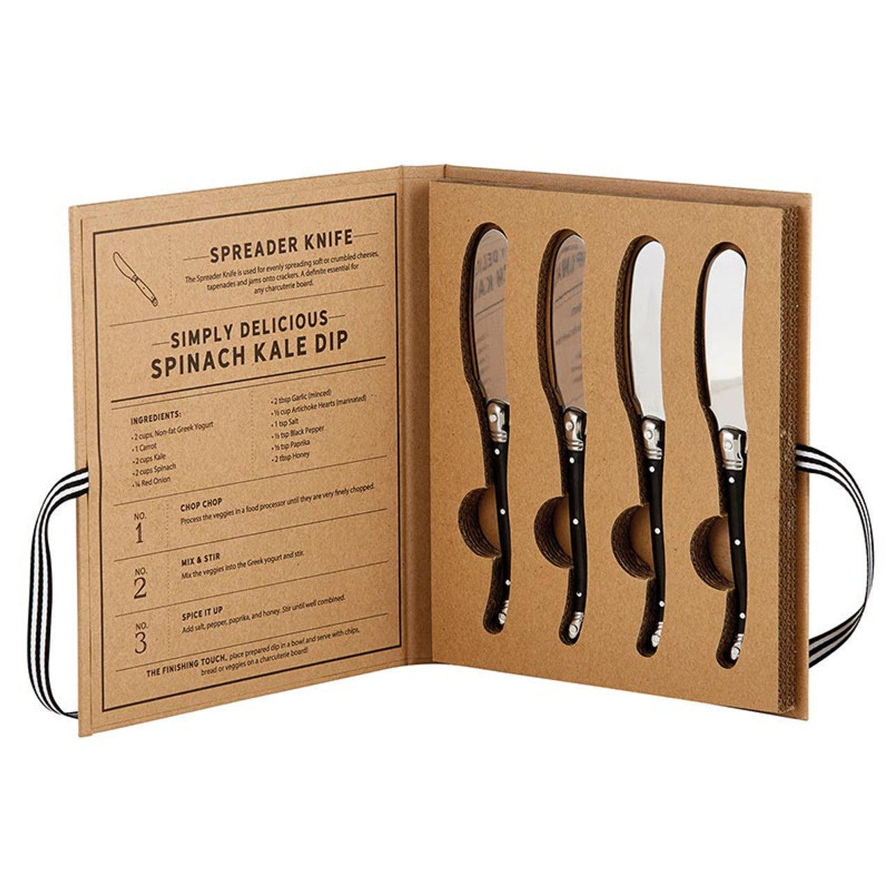 Charcuterie Spreaders Book Box S/4